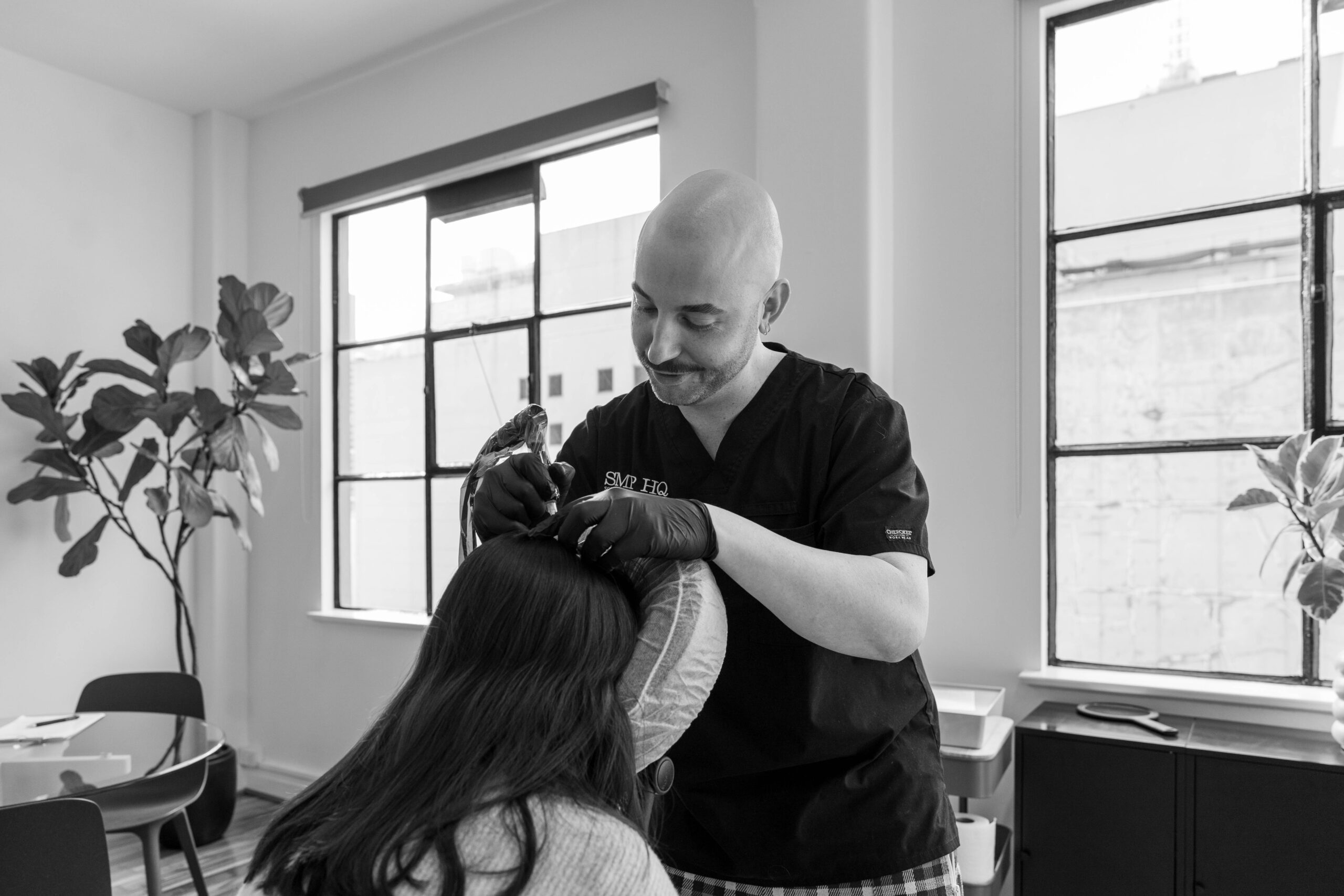 SMP for Postpartum hair loss in Melbourne | SMP HQ